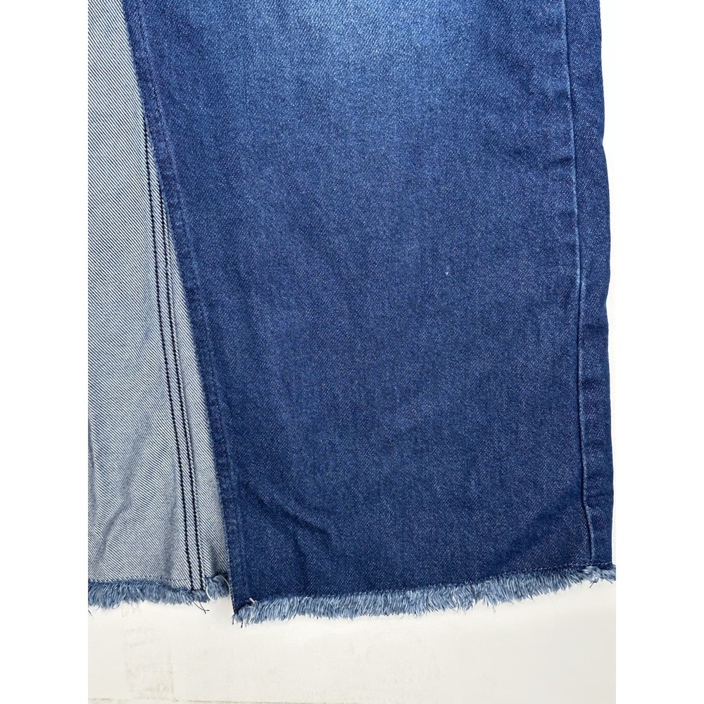 ANTHROPOLOGIE x PILCRO Denim Midi Maxi Skirt Medium Wash Women's Size 2 - Picture 3 of 10